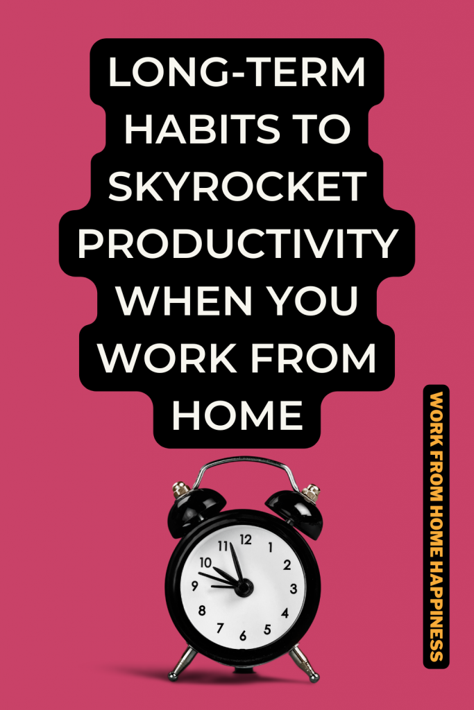 There are no secret productivity tips for working from home. It's all about time management to get more done in less time.