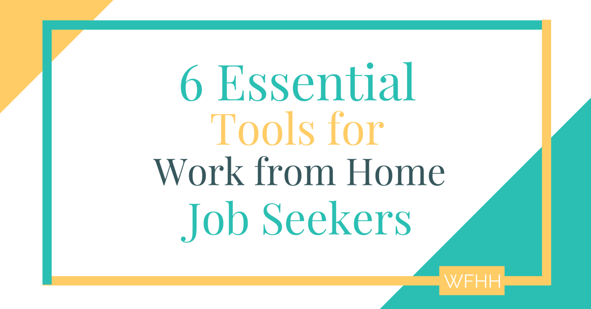 Are you looking to land a work from home job? You need to use these 6 essential tools that make it easier for work from home job seekers to find (legitimate) home-based jobs and get hired!