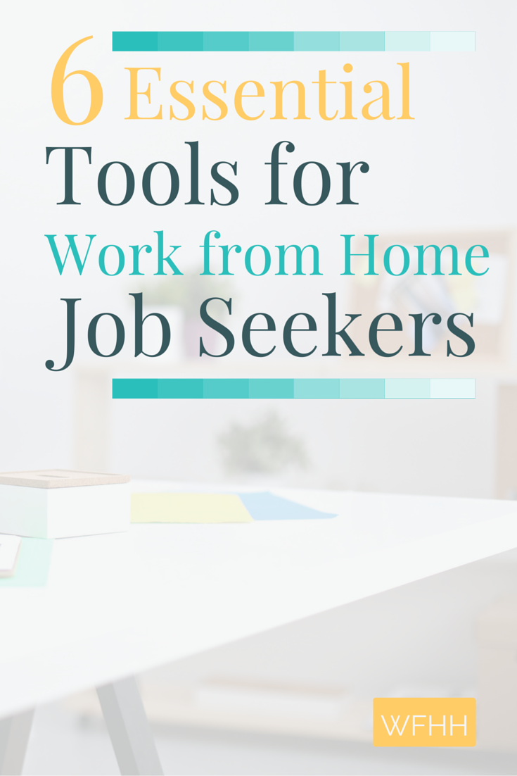 Are you looking to land a work from home job? You need to use these 6 essential tools that make it easier for work from home job seekers to find (legitimate) home-based jobs and get hired!