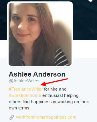 ashlee anderson writes twitter profile freelance writer