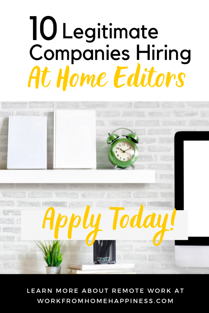 Looking for editing jobs from home? Look no further! These 10 companies are now hiring remote editors.