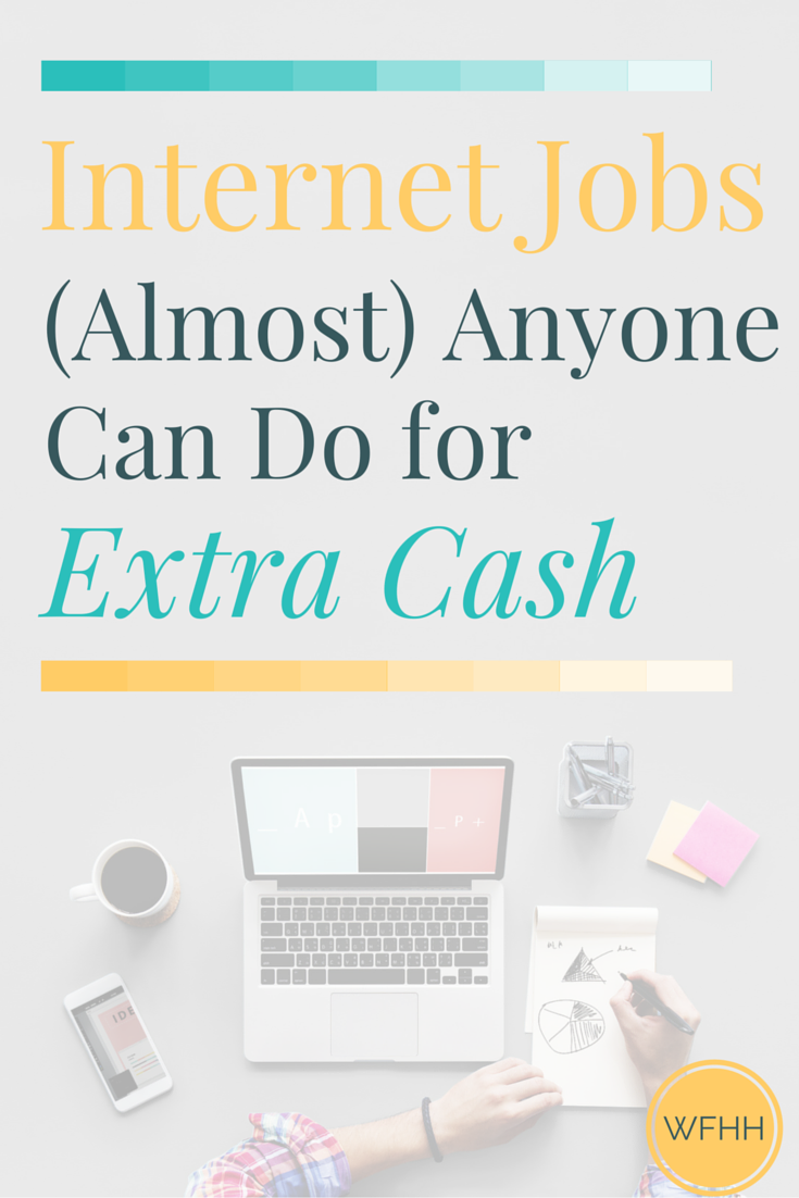 You don't need a ton of experience or special skills to earn money online. With these internet jobs that (almost) anyone can do, it's never been simpler to add extra income to your earnings each month. Click through to find out where you can find work and how you can start making more money online!