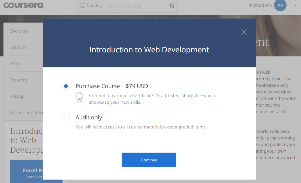 Learn to code for free with Coursera!