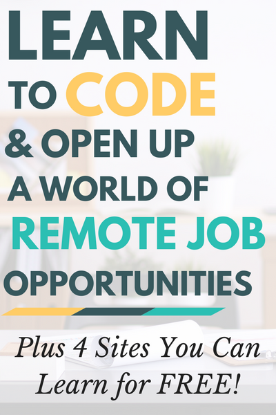 Learn to code, and open up a world of remote job opportunities! If you've been looking for an out-of-the-cube career, coding may very well be your ticket to work freedom. And the best part? You can learn to code for free! Here's how.