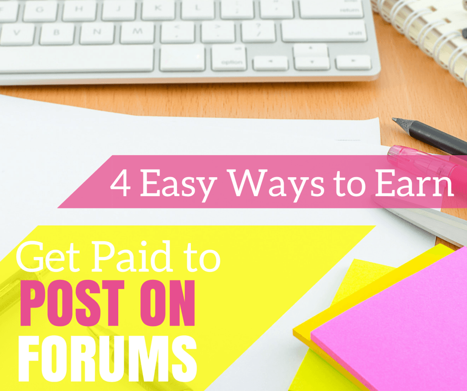 If you participate in discussion boards and enjoy being social, check out these ways to get paid to post on forums. This is an easy (and fun!) way to earn extra money online!