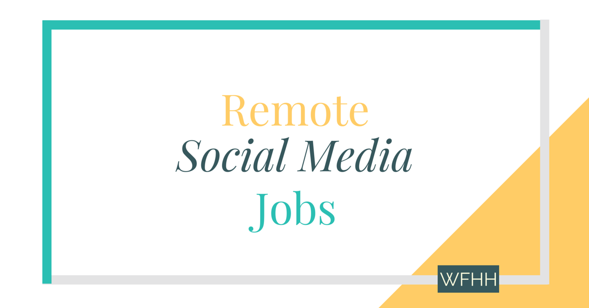 If you love tweeting, pinning, posting, and snapping you may be the perfect candidate for one of these 5 remote social media jobs!