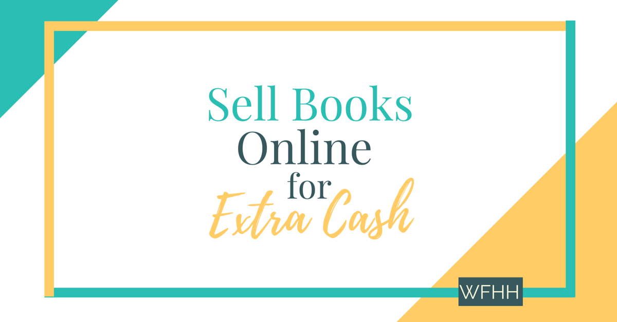 Sell books online and add to your income each month. Click through to learn how I use one easy-to-use (and free!) app to easily sell books online.