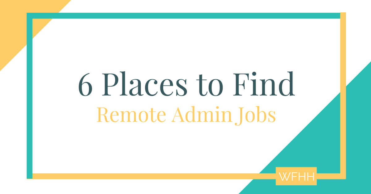 Put your administrative skills to use a remote admin assistant. Here's 6 ways to find more work from home administrative jobs to get you started!