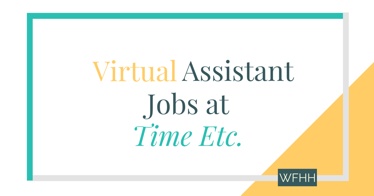 Are you great at getting things done? Help others tackle their to-do lists as a Virtual Assistant for Time Etc. This is a flexible opportunity with four different VA positions to choose from!