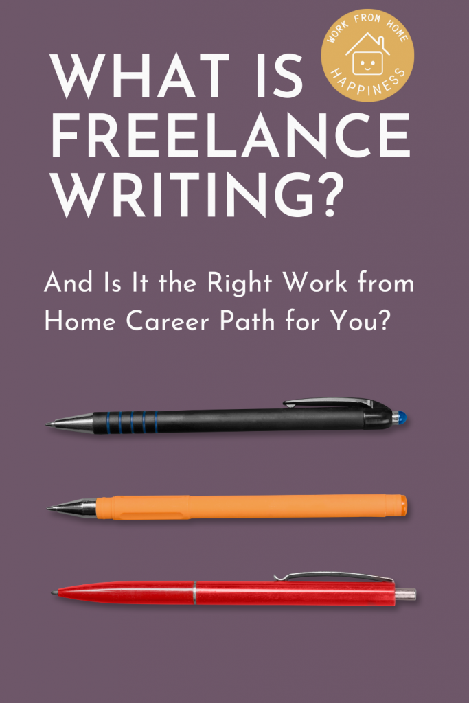 What is freelance writing? Good question! Find out what freelance writing is and whether or not it's the right work from home career path for you. 