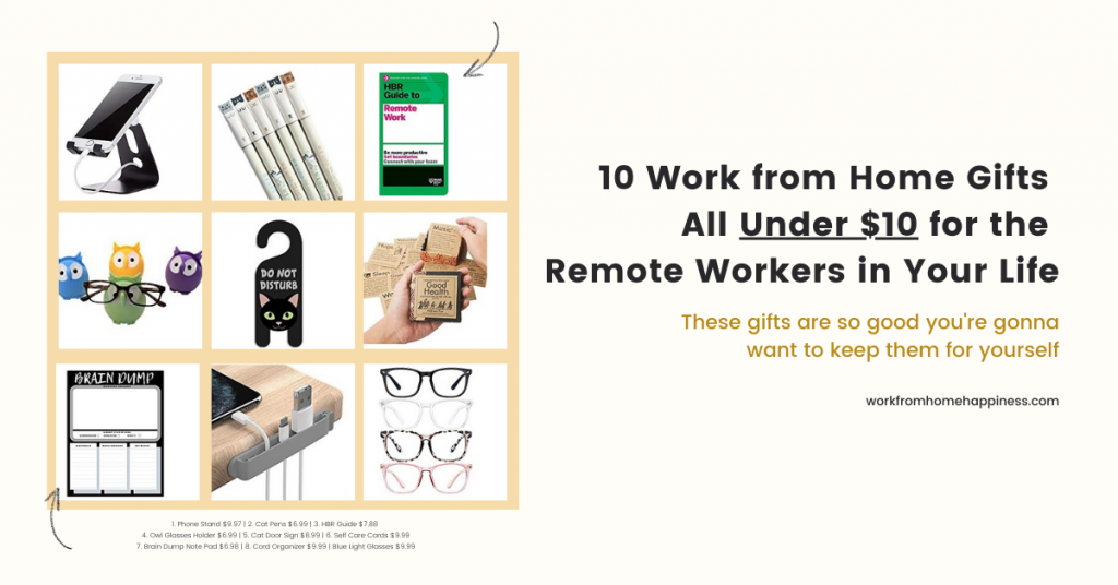 Do you have remote workers in your life? Here are 10 affordable work from home gifts under $10 they're sure to love.