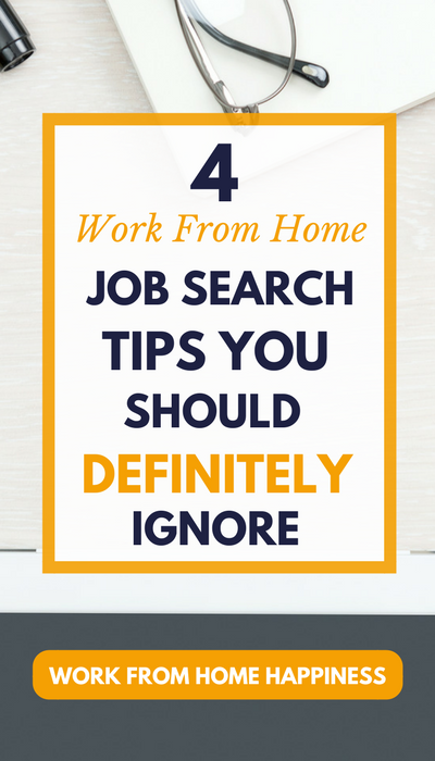 Looking for a work from home job? Make sure you avoid these terrible job tips at all costs. 